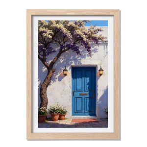 Cadre photo rustique en bois massif fait main, impression numérique couleur, décoration murale ou à poser sur table - Product Image 4