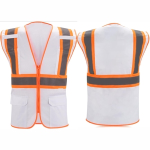 เสื้อกั๊กสะท้อนแสงสำหรับผู้ชาย ปี 2026 สีแดง ผ้าตาข่าย ระบายอากาศได้ดี ปิดด้วยซิป เสื้อคลุมลำลองสำหรับทำงาน มีกระเป๋า เหมาะสำหรับใช้ในฤดูร้อน ปี 2026 - Product Image 5