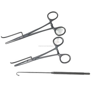 Pinza Ovárica Veterinaria WPS de Acero Inoxidable, Kit Quirúrgico Manual para Esterilización de Perros y Gatos, Ovariectomía, Esterilización Animal - Product Image 1