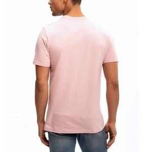 Nueva llegada, camiseta de punto con cuello en V para hombre, 100% algodón, 280 gramos, fitness, oversize, con logotipo personalizado serigrafiado. - Product Image 2