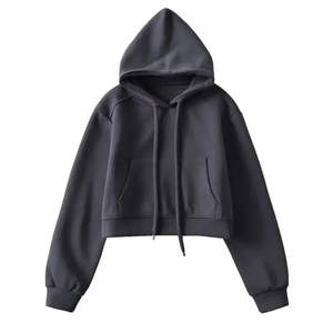 Sudaderas con letras grandes personalizadas, serigrafía con logotipo personalizado, sudaderas holgadas de manga larga para mujer - Product Image 5