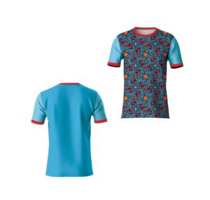 Blank Sporty <b>Floral</b> Jersey <b>T</b>-<b>Shirt</b> for Sublimation Printing Soft and Comfortable 180 Grams Polyester Fabric - Product Image 1