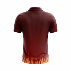Polo de camouflage rouge, bleu et blanc personnalisé pour entraîneurs – Maillot de sport et tenue d'entraînement par sublimation, fabricant en gros - Product Image 6