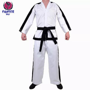 Kimono de Karate de Alta Resistencia para Entrenamiento y Torneos de Artes Marciales, Hecho de Lona 100% Algodón con Logotipo Personalizado - Product Image 3