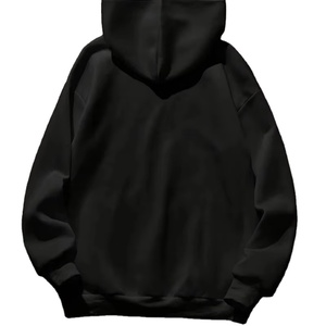 เสื้อมีฮู้ดแบบสวมหัวของผู้ชาย350สบาย GSM สีทึบที่มีคุณภาพสูงกำหนดได้เอง - Product Image 2