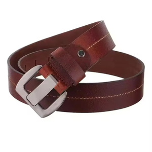 Cinturón de Cuero Genuino para Hombre, Precio de Fábrica, Última Colección, Servicio OEM, Cinturones de Cuero Puro de Pakistán - Product Image 3