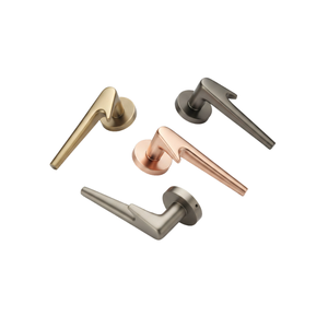 Elegant Solid Brass Door <b>Handle</b> Set with Mortise <b>Lock</b> |Luxury Lever <b>Handles</b> for Interior Doors, Office & Hotel Interior Decor - Product Image 1