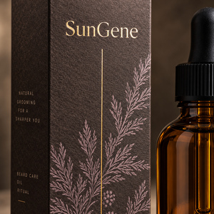 กล่องบรรจุภัณฑ์ขวดน้ำมันใส่เคราแบบกำหนดเอง SunGene กล่องกระดาษแข็งพิมพ์ลายพร้อมระบบล็อคอัตโนมัติ - Product Image 3