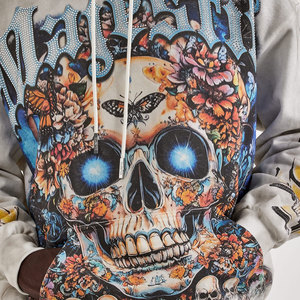 Fournisseur OEM de sweats à capuche personnalisés avec strass, sweat à capuche en coton avec décoration en strass, idéal pour la vente au détail et la vente en gros - Product Image 2