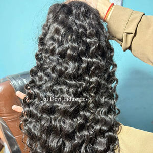 Fabricant et fournisseur de cheveux humains naturels bouclés vierges indiens de temple, aspect naturel, par le premier exportateur, en vente - Product Image 1