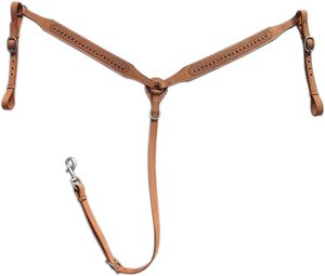Têtière de cheval western en cuir véritable avec frontal réglable pour l'équitation - Product Image 3