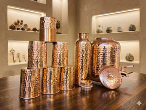 Nouveau design de gobelet en cuivre, dernier cri, verre en cuivre tendance, gobelet en cuivre de style moderne, verre en cuivre au design actualisé - Product Image 4