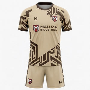 Uniformes de Fútbol Personalizados, Conjunto de Camiseta y Pantalones Cortos Sublimados, Ropa Deportiva Profesional para Entrenamiento y Partidos de Equipos Juveniles y Adultos - Product Image 1