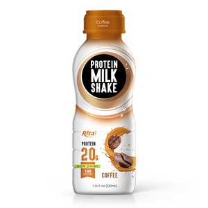 เครื่องดื่มนมปั่นรสกาแฟ โทรบิโก้ 330 มล. ขวด PP ผู้ผลิตเครื่องดื่ม - Product Image 1