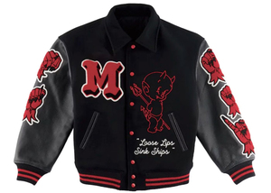 Wholesale Oversized Brown Custom Logo Pattern <b>Varsity</b> <b>Jacket</b> For <b>Men</b> Letterman College <b>Bomber</b> <b>Jacket</b> Baseball <b>Jacket</b> For Winter - Product Image 5