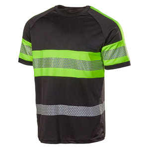 T-shirt haute visibilité réfléchissant et respirant pour homme, manches courtes, vêtements de travail de sécurité, pour entrepôt et construction, pour les travailleurs - Product Image 5