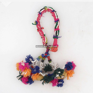 Vintage Banjara Indian Armlet With Tassels Ethnic Tribal Belly Dance Costume <b>Bracelet</b> Vintage Retro Art Bohemian <b>Beaded</b> <b>Bracelet</b> - Product Image 6