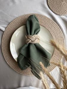 Pearl Napkin Rings Circle Shape 4.5cm Width Classic Design Durable Wedding <b>Table</b> Decoration Accessory - Product Image 5