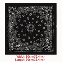 Pañuelo Bandana Cuadrado Pequeño Personalizado con Estampado Digital y Bloques de Color, de Secado Rápido, para las Cuatro Estaciones, con Logotipo, para Cubrir la Cabeza