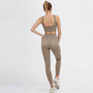 Conjunto de Yoga para Mujer de 2 Piezas, Diseño Sólido y Moderno, Ecológico, Transpirable y de Secado Rápido, Colección 2025, Superventas - Product Image 2