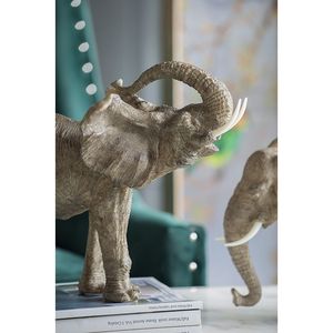 Elefante Decorativo de Poliresina Tai de 15x8x12 Pulgadas con Trompeta para Decoración y Accesorios de Oficina - Product Image 5