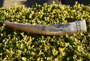 Corne à boire viking artisanale FAIZA CRAFT, écologique, pour la bière, corne de buffle de haute qualité, polie, forme naturelle, cadeau artisanal - Product Image 5