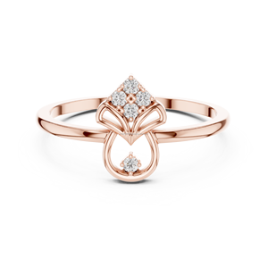 14K Customized Name <b>Initial</b> <b>Ring</b> in Silver or Gold - Product Image 2
