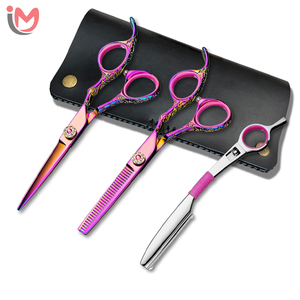 Kit de Tijeras para Cortar Cabello con Puntas Redondeadas, Tijeras Profesionales para Peluquería, Kit de Corte de Cabello para Salón, Barbería, Uso Infantil y de Bebés, OEM - Product Image 1