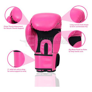 Gants de boxe professionnels sur mesure en cuir PU, gants de boxe pour l'entraînement et les combats - Product Image 6