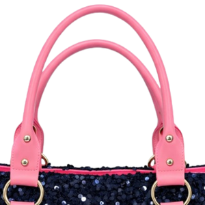 <b>Navy</b> Blue for Canvas Portable Tote Bag Spacious Weekender Travel Bag with Handle Fashion Handbag Storage <b>Accessory</b> for Women - Product Image 3