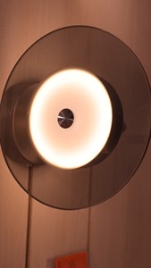 11.5W Modern Glass <b>Wall</b> Lamp Metal <b>Sconce</b> Ambient Light for Bedroom Living Room Hotel Electrical Plating Finish OEM ODM Factory - Product Image 3
