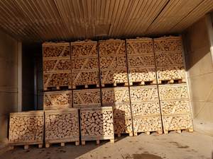 Bûches de bois de chauffage en hêtre et chêne bio, séchées au four, 25 cm et 33 cm, en vrac, prêtes à la vente - Product Image 3