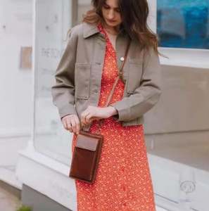 Women <b>Leather</b> Phone Crossbody Bag Small Mobile Wallet <b>Purse</b> Stylish Daily Use Bag <b>On</b> <b>Sale</b> Price By Manufacturer - Product Image 4