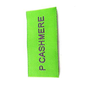 ป้ายทอแบรนด์ส่วนตัวสำหรับเสื้อผ้าและรองเท้าแบบกำหนดเอง ป้ายเสื้อผ้าแบบม้วนตัดด้วยเลเซอร์ที่เป็นมิตรกับสิ่งแวดล้อมความหนาแน่นสูง - Product Image 1