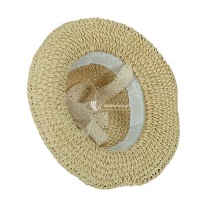Sombrero de Vaquero Unisex de Rafia, Hecho a Mano, Ligero, Plegable, Estilo Panamá, Sombrero para el Sol, Venta al por Mayor, Vietnam - Product Image 3