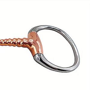 Bocado de Caballo Ibérico Tradicional de Acero Inoxidable de Alta Resistencia con Anillo Circular, Equipo Ecuestre - Product Image 2