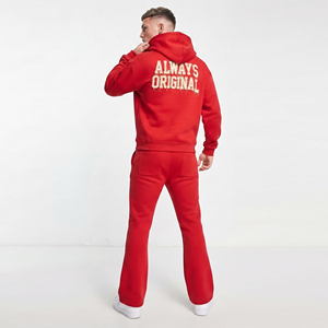 ชุดวอร์มผ้าฟลีซ 500 กรัม ทรงหลวม ลวดลายปักแบบทำสีซีดสไตล์วินเทจ ระบายอากาศได้ดี เหมาะสำหรับผู้หญิง ฤดูหนาว เสื้อฮู้ดแบบสวมหัว กางเกงขายาวทรงบาน - Product Image 2