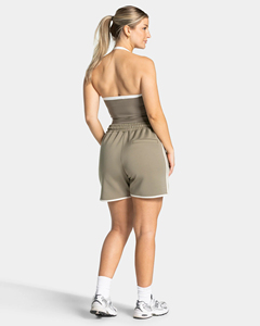 Shorts Deportivos para Mujer, Lisos con Rayas Laterales, Forro en Contraste, Logotipo Personalizado, Venta al Por Mayor, Tela Suave y Transpirable, Talla Grande, Alta Calidad - Product Image 4