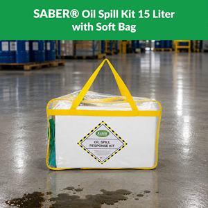 Kit Portátil de Emergencia para Derrames de Petróleo con Bolsa Absorbente de 15L, Material Ecológico 100% Polipropileno - Product Image 3