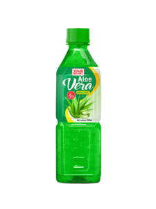 500ml Natural Aloe Vera Original Flavor Juice Drink Squeezed Fruit Wholesale Custom Label Beverage PET <b>Bottle</b> Manufacturer - Product Image 1