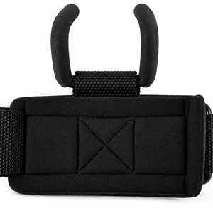 RYDOM Sangles de poignet réglables en néoprène rembourrées pour haltérophilie, fermeture auto-agrippante, protection professionnelle, support de préhension noir pour la gym - Product Image 6
