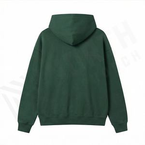 Sweat à capuche oversize en molleton pour homme, collection automne, personnalisable, respirant, 100 % imprimé avec logo de marque, style streetwear, chaud - Product Image 2