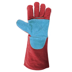 OEM Service Heat Resistant Fireproof Welding Work <b>Gloves</b> Heavy Duty Cowhide Leather With Kevlar Liner Welder Working <b>Gloves</b> - Product Image 4
