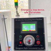 Presse à chaud de moulage plastique de laboratoire, machine à presser à chaud de vulcanisation de plaques en caoutchouc contrôlée par PLC