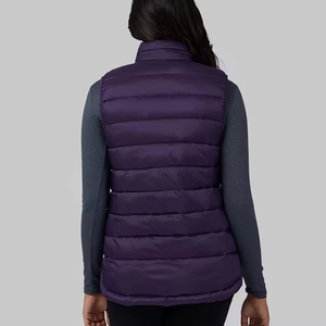 Chaleco Acolchado de Alta Calidad para Invierno, Resistente al Viento, para Mujer, Calidad Premium, Transpirable, Color Sólido, Corte Regular - Product Image 2