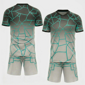 Conjunto de Uniforme de Fútbol Sublimado con Logotipo Personalizado, Uniformes de Entrenamiento de Secado Rápido, Equipación de Club, Estilo Retro, Corte 100% Automatizado - Product Image 2