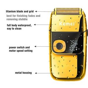 KEMEI KM-2028, Máquina de Afeitar Eléctrica para Hombre, 1400mAh, 7500 RPM, IPX4, Uso en Seco y Húmedo, Depiladora Masculina, Proveedor - Product Image 4