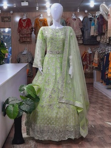 Robe de mariée Maxi en mousseline de soie, robe 3 pièces de dernière Collection, produit populaire 2022 - Product Image 3