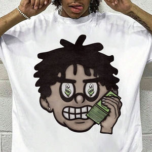 Camiseta de Hombre de Color Sólido, Moderna, con Estampado DTG, Hecha en Pakistán, Tela de Lana, Logotipo en el Frente - Product Image 3