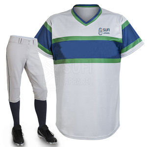 Uniforme de Béisbol de Primera Calidad con Tela Transpirable de Poliéster, Colores y Logotipo Personalizables para Hombre - Product Image 2